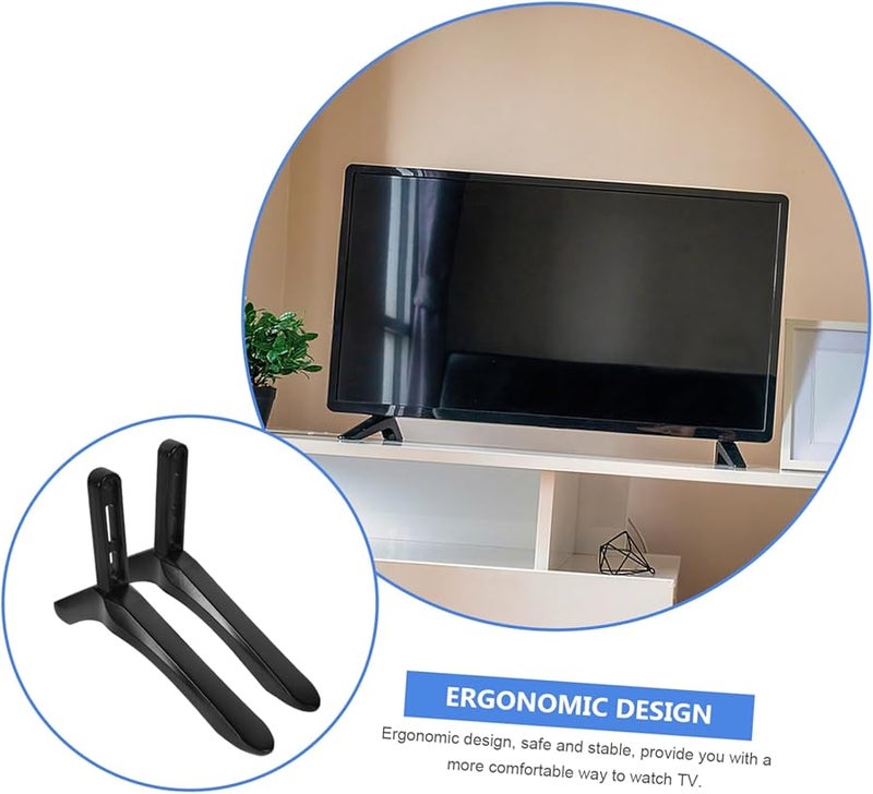 IMIKEYA TV Stand Base Pedestal for 32 to 65 Inch TVs Easy Installation Living Room Bedroom Office - Image 4